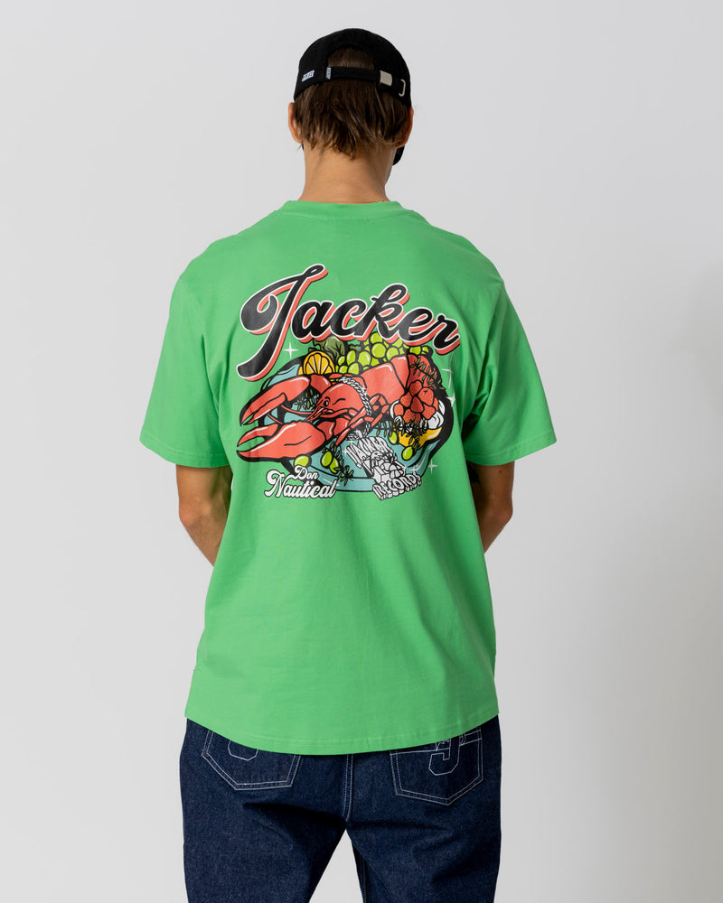 LOBSTER SERVICE T-SHIRT - GREEN