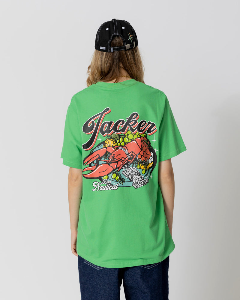 LOBSTER SERVICE T-SHIRT - GREEN