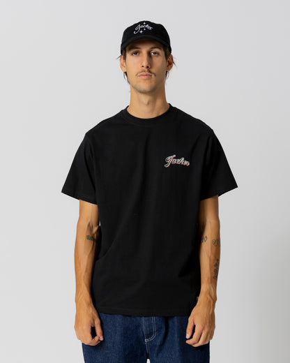 LOBSTER SERVICE T-SHIRT - BLACK - JACKER