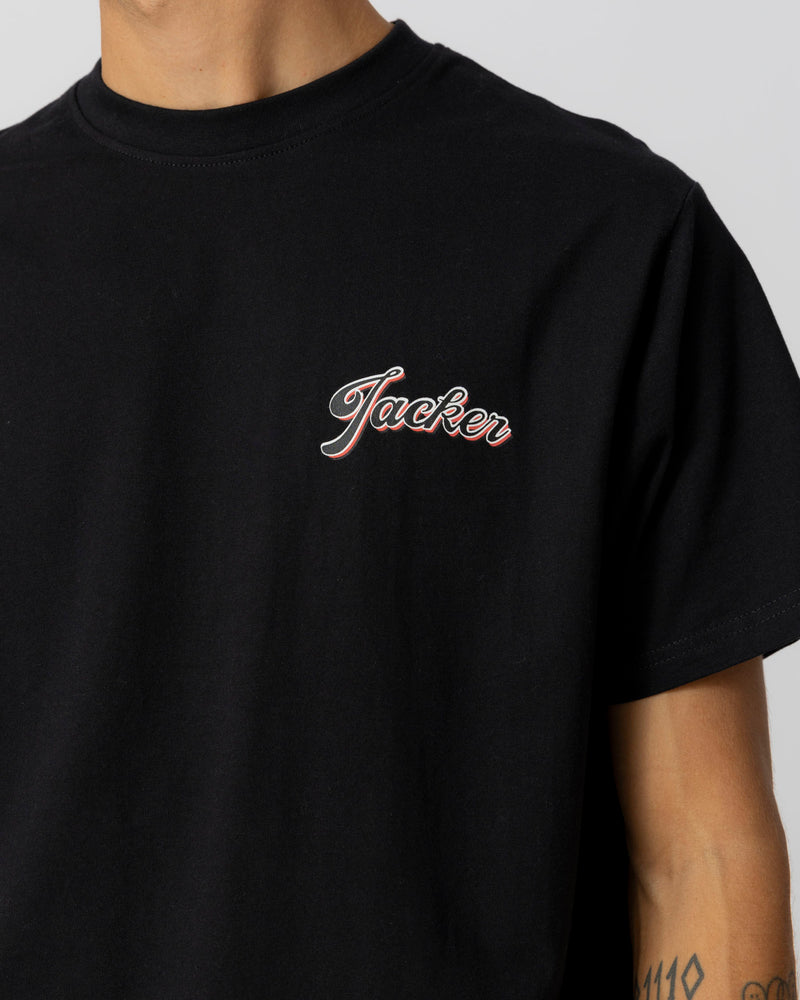 LOBSTER SERVICE T-SHIRT - BLACK