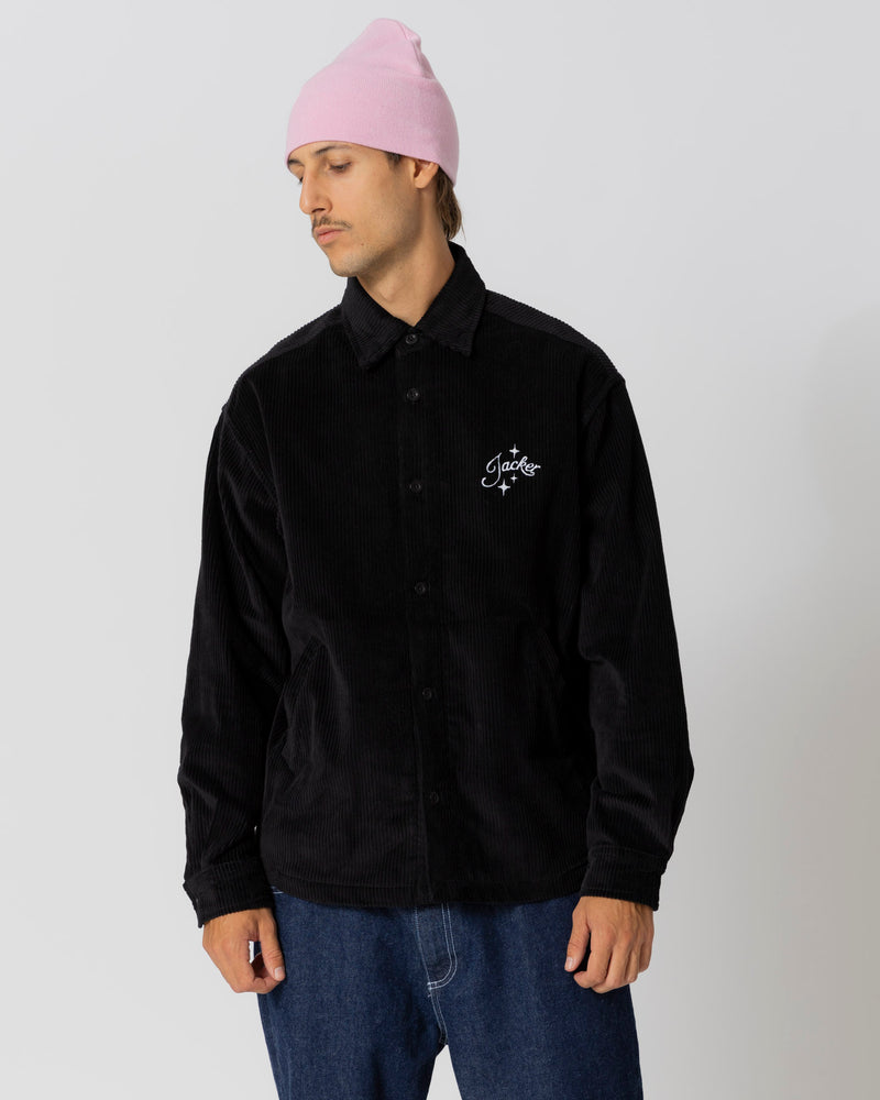 VACATION OVERSHIRT CORDUROY - BLACK