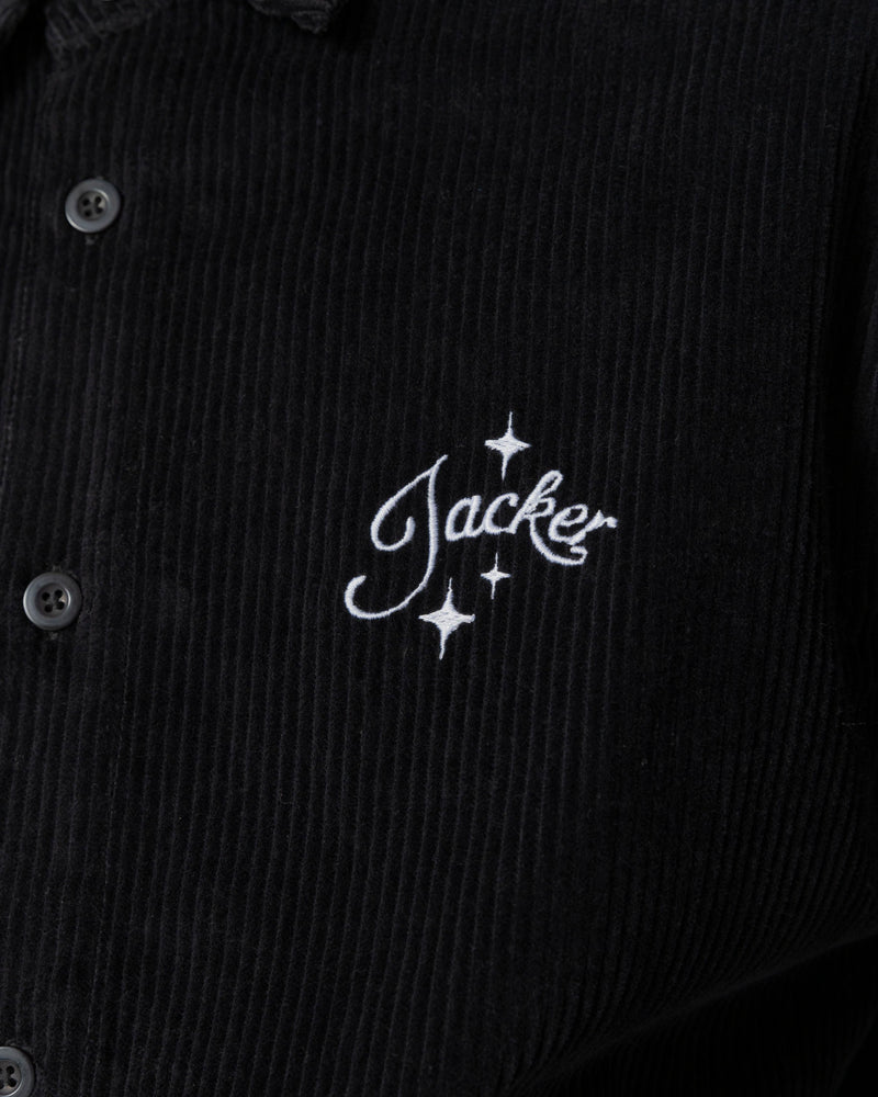 VACATION OVERSHIRT CORDUROY - BLACK