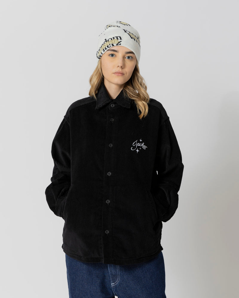 VACATION OVERSHIRT CORDUROY - BLACK