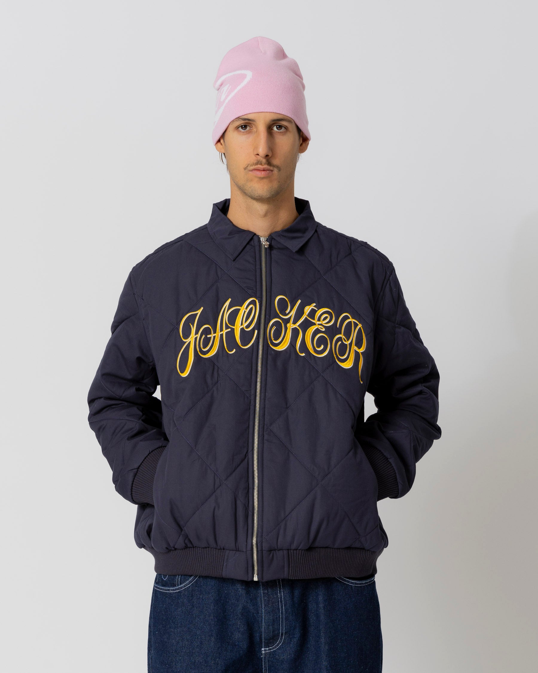 SUPERSCRIPT JACKET - NAVY - JACKER