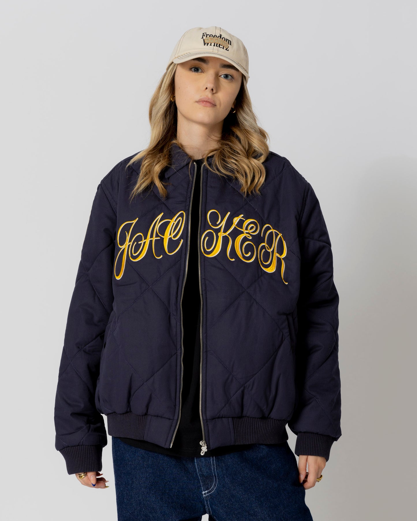 SUPERSCRIPT JACKET - NAVY - JACKER