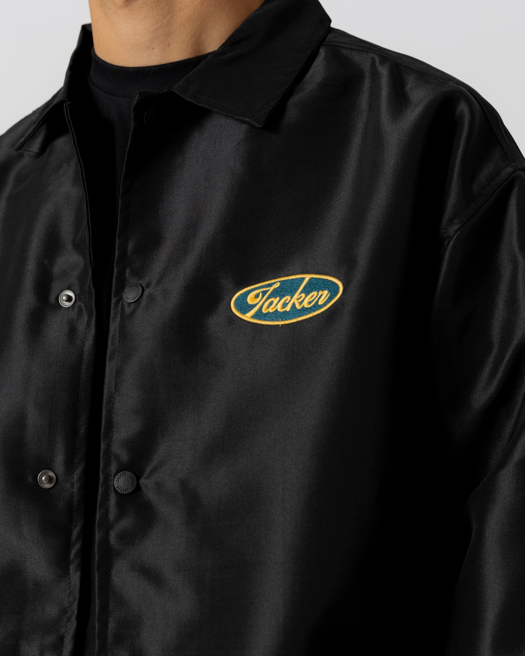 GARAGE COACH JACKET - BLACK - JACKER