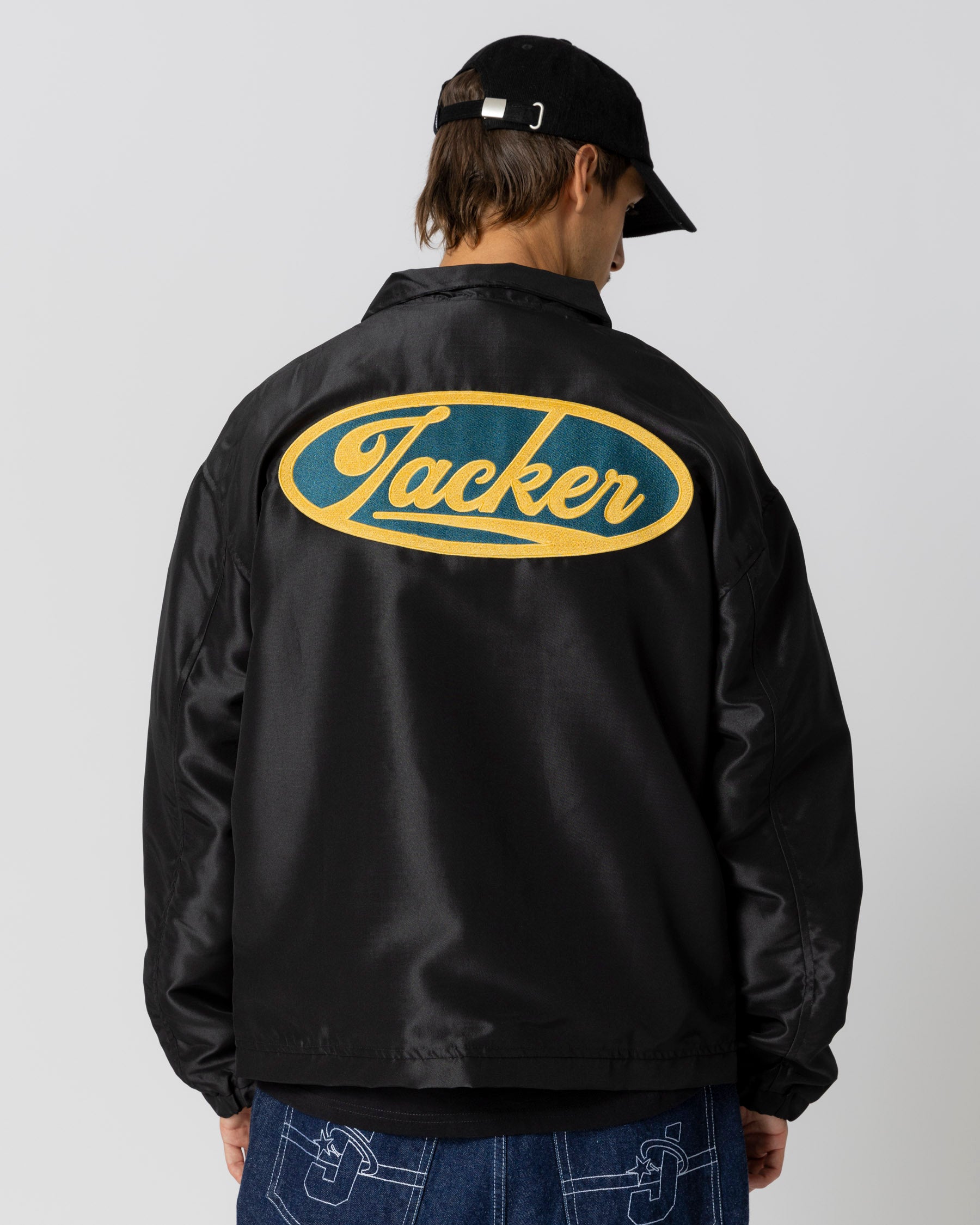 GARAGE COACH JACKET - BLACK - JACKER