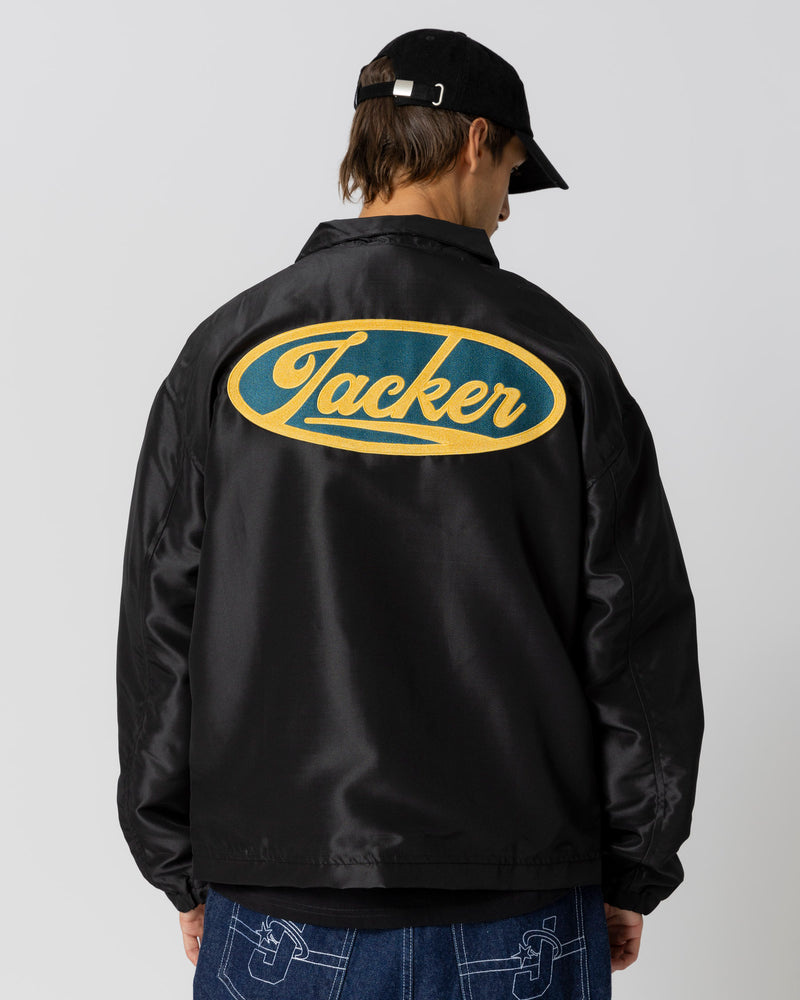 GARAGE COACH JACKET - BLACK