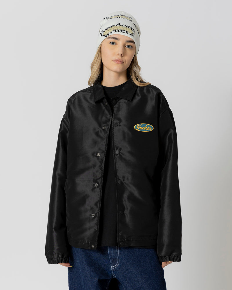 GARAGE COACH JACKET - BLACK