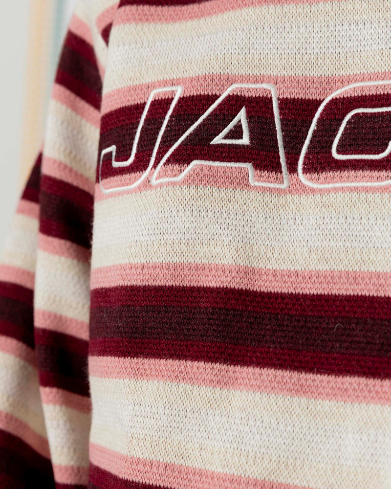 EURO STRIPE KNIT CREWNECK - MULTI