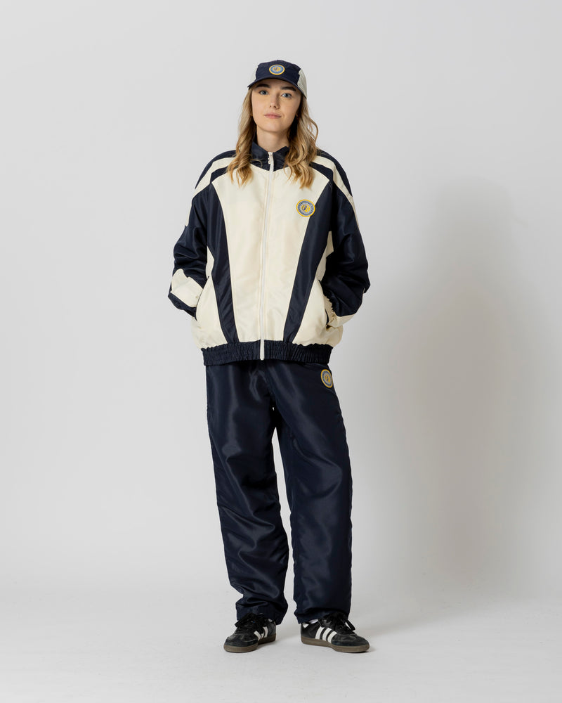 JFC TRACKSUIT JACKET - BEIGE / NAVY