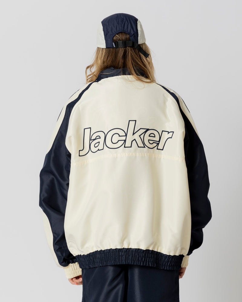 JFC TRACKSUIT JACKET - BEIGE / NAVY