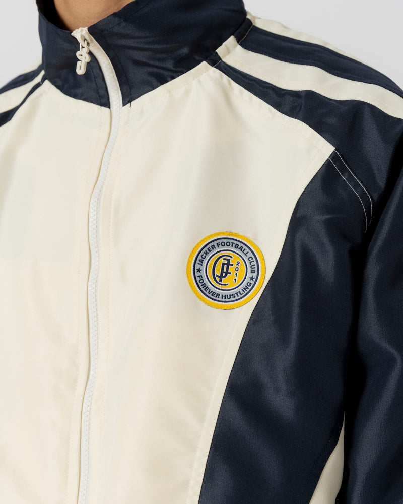 JFC TRACKSUIT JACKET - BEIGE / NAVY