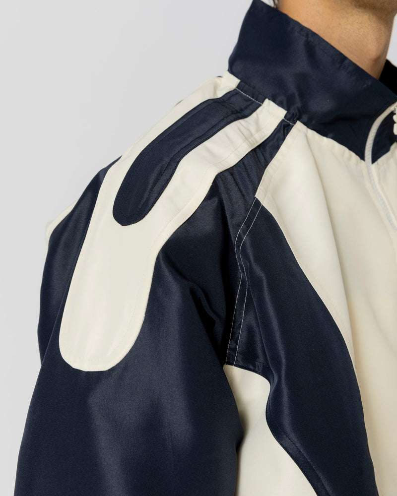 JFC TRACKSUIT JACKET - BEIGE / NAVY