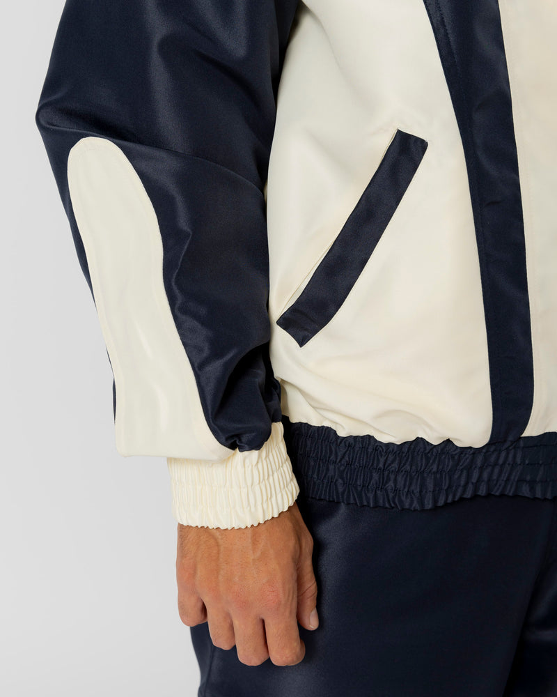 JFC TRACKSUIT JACKET - BEIGE / NAVY