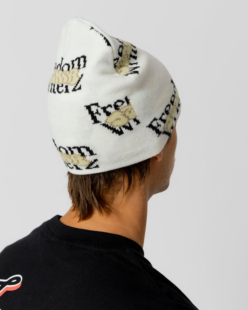 FREEDOM WRITERZ BEANIE - BEIGE