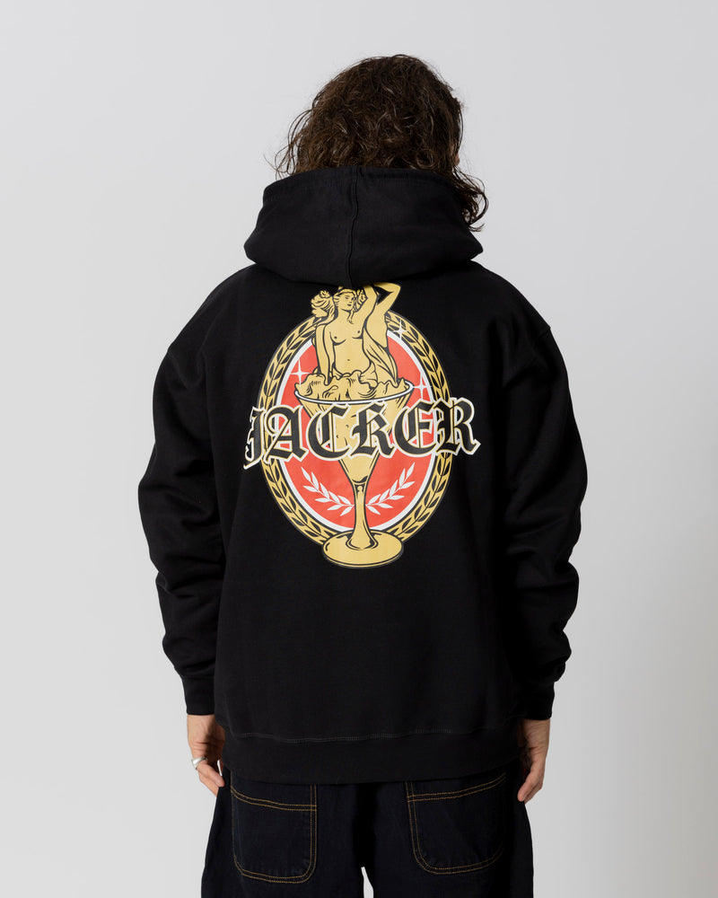 THREE GRACES HOODIE - BLACK