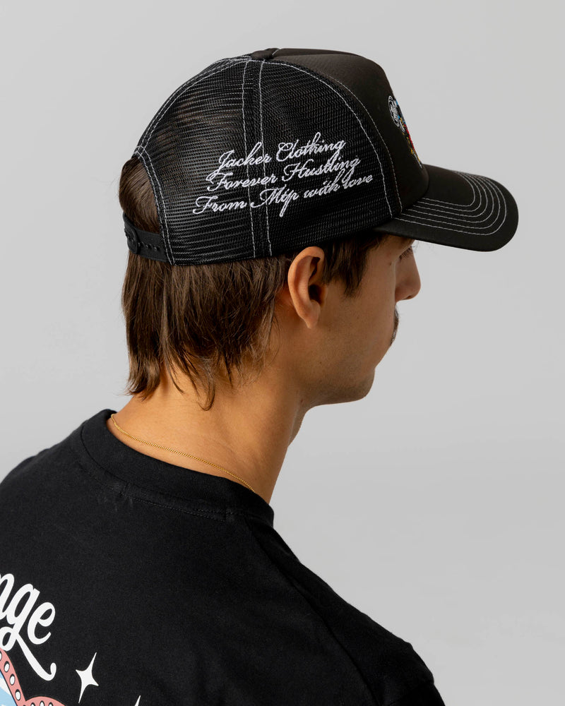 BIG PHARMA TRUCKER CAP - BLACK