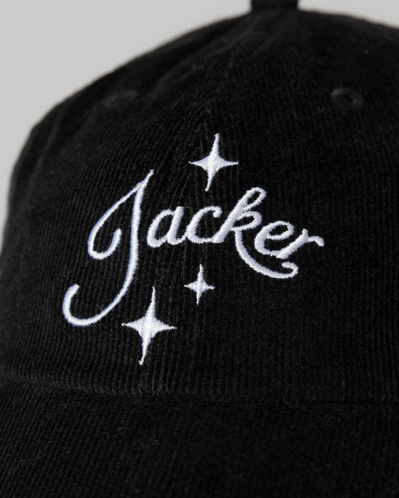 VACATION CORDUROY CAP - BLACK - JACKER