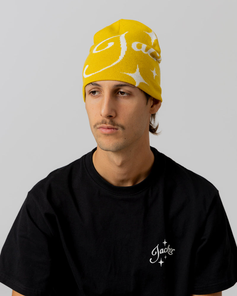 VACATION BEANIE - YELLOW - JACKER