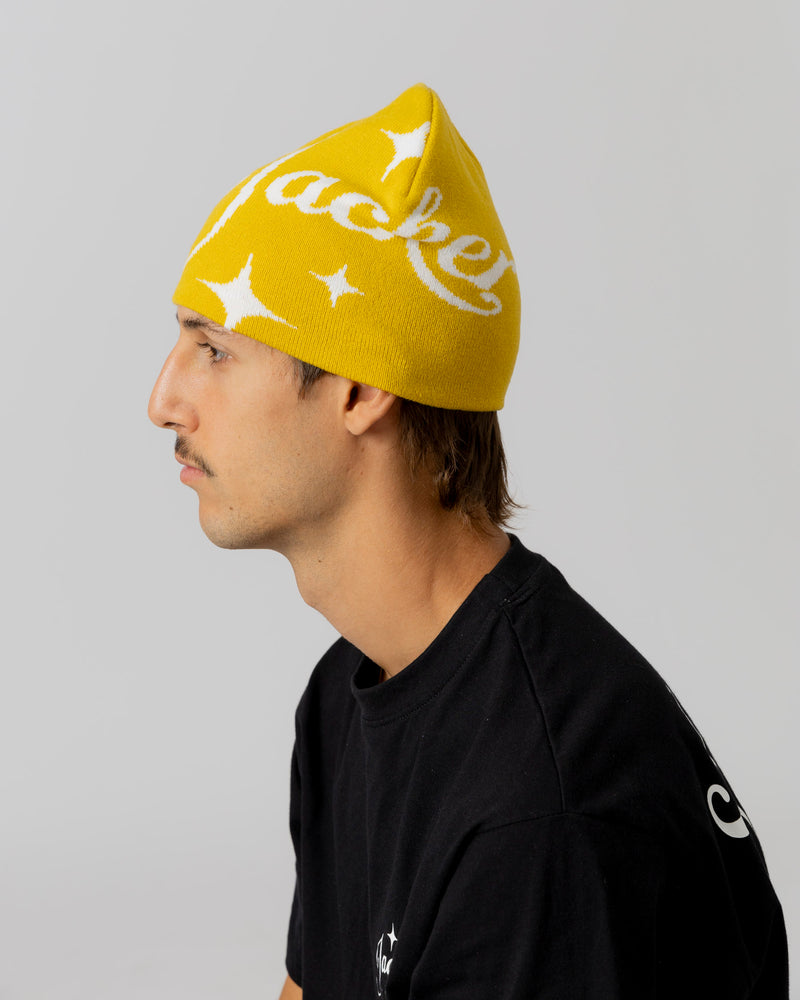 VACATION BEANIE - YELLOW - JACKER