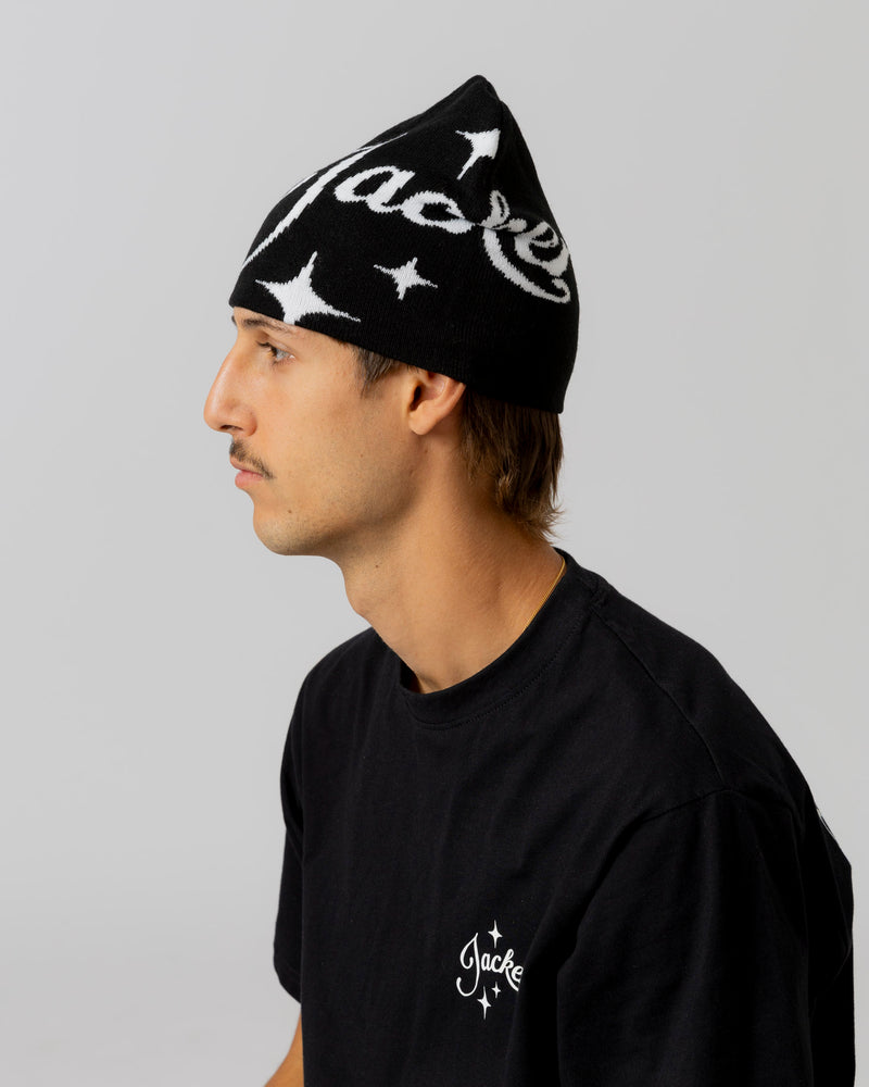 VACATION BEANIE - BLACK - JACKER