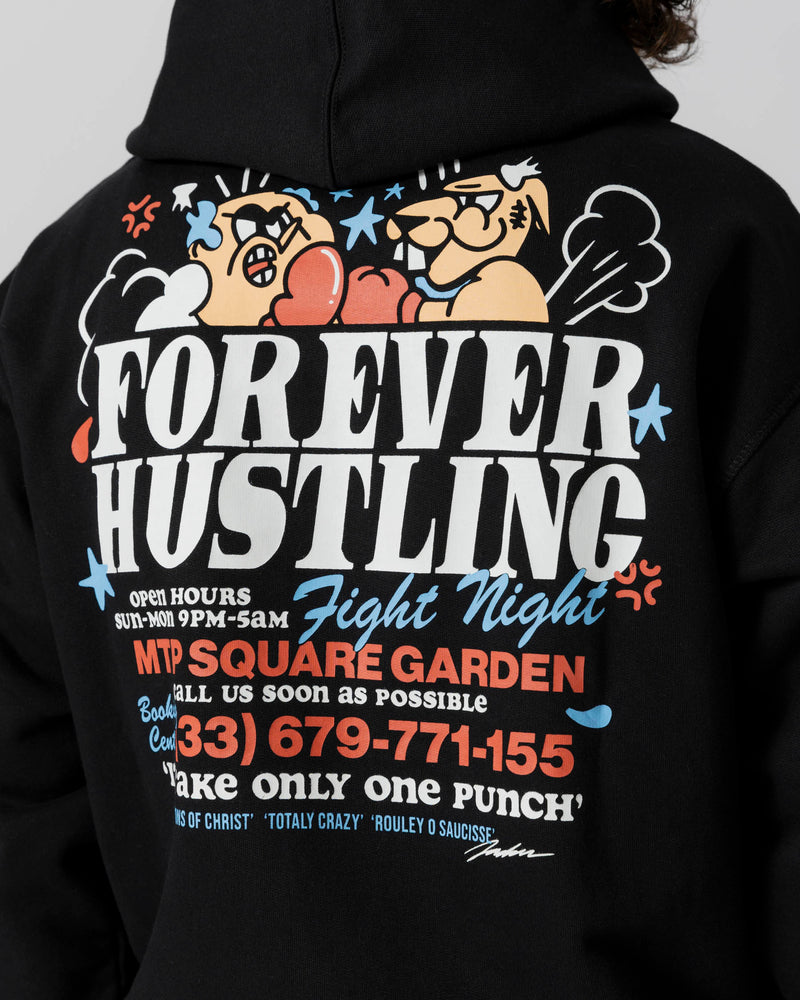 FIGHT HOODIE - BLACK