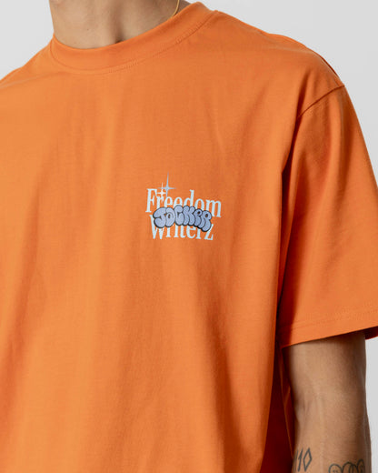 FREEDOM WRITERZ T-SHIRT - ORANGE - JACKER