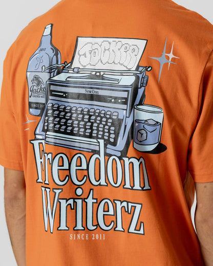 FREEDOM WRITERZ T-SHIRT - ORANGE - JACKER