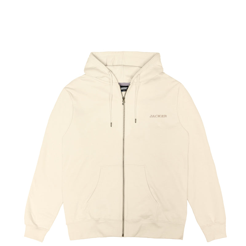 NOTORIOUS ZIPPED HOODIE - BEIGE