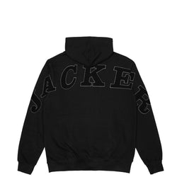 NOTORIOUS ZIPPED HOODIE - BLACK