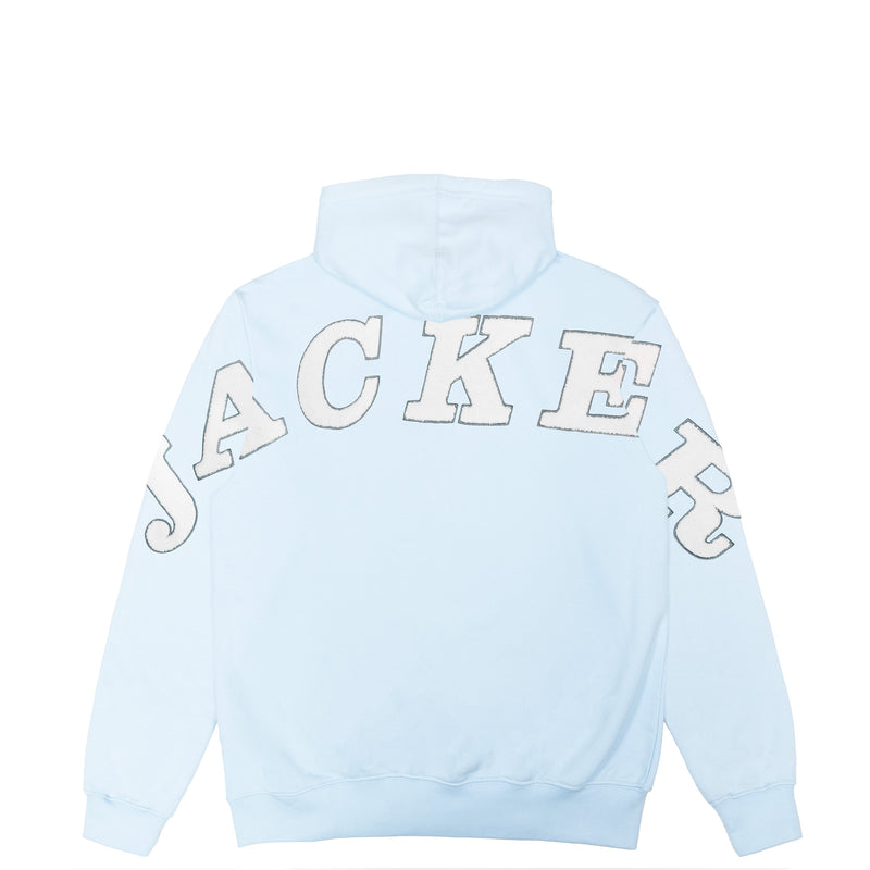 NOTORIOUS ZIPPED HOODIE - BLUE