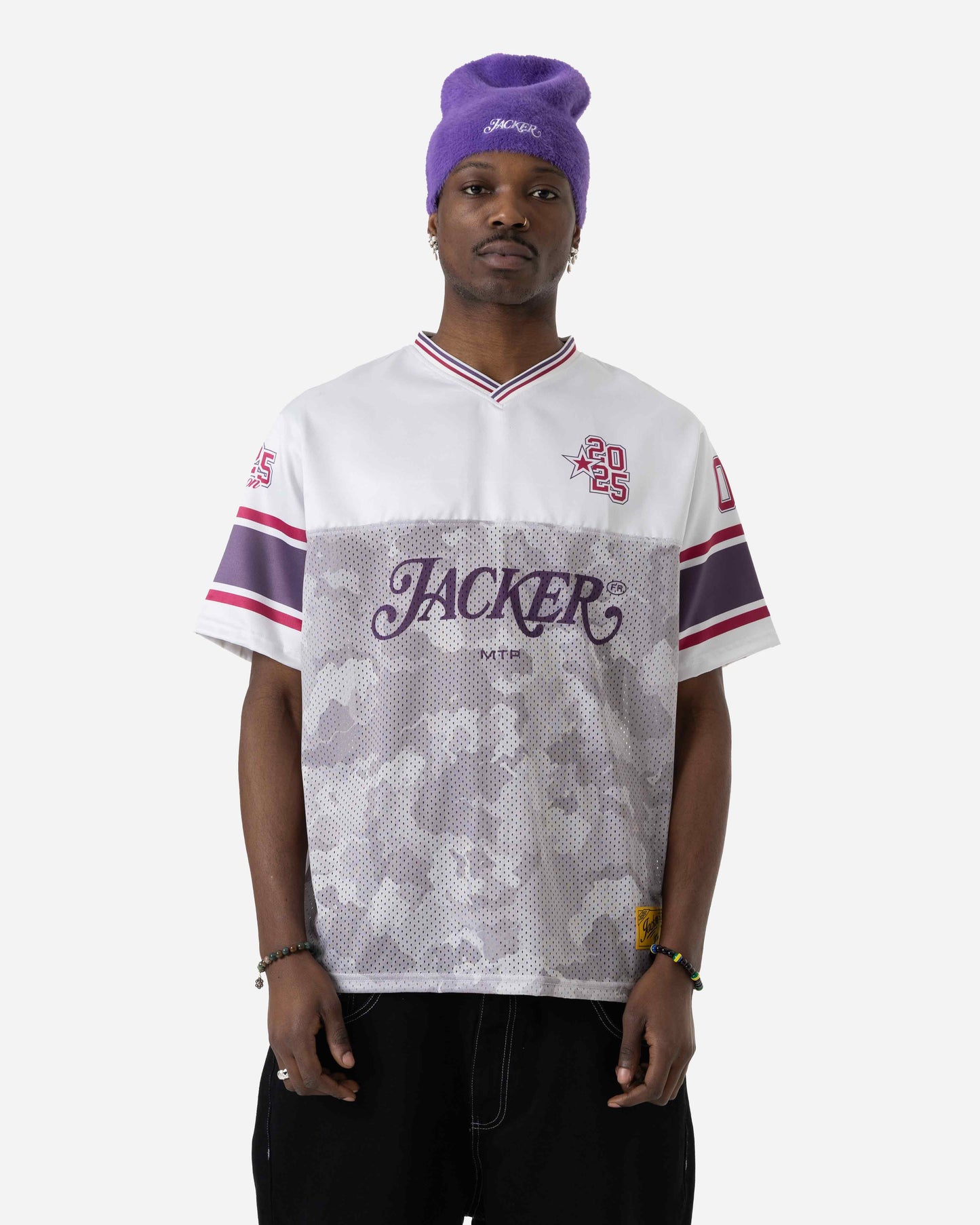 JFL ORGIA JERSEY - AOP WHITE