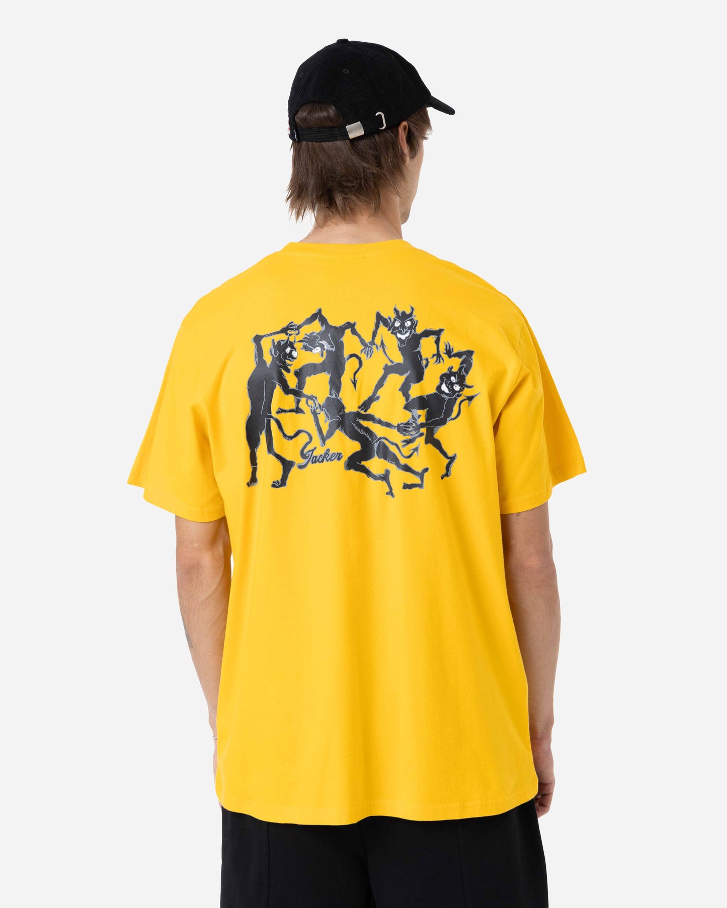 DEVILS DANCE T-SHIRT - YELLOW