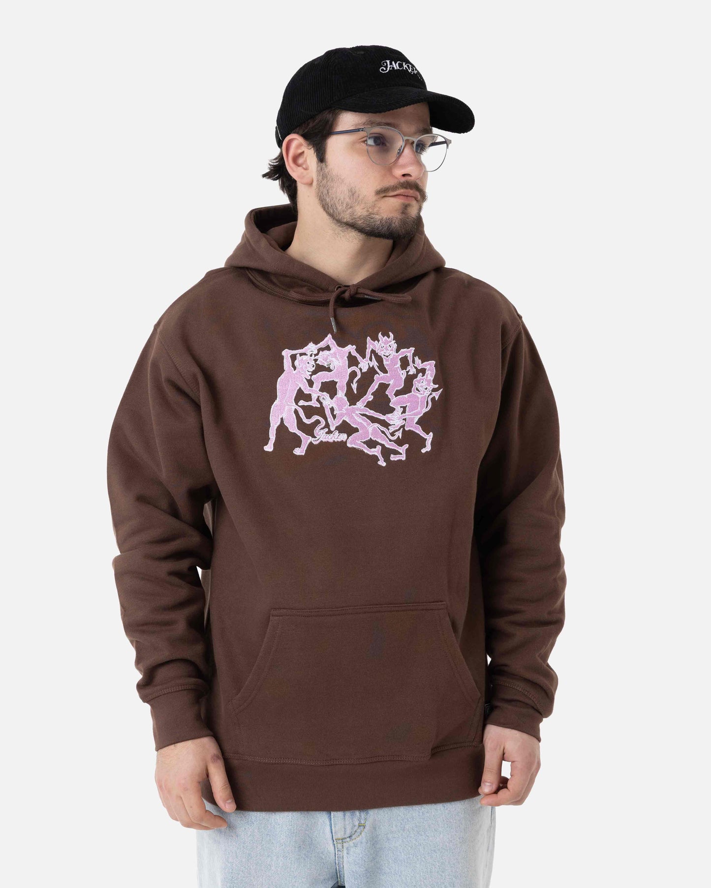 DEVILS DANCE HOODIE - BROWN