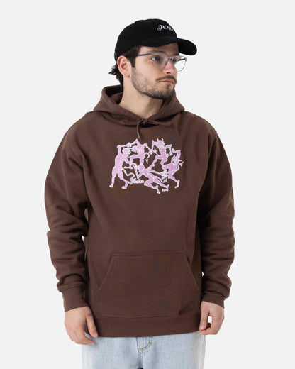 DEVILS DANCE HOODIE - BROWN