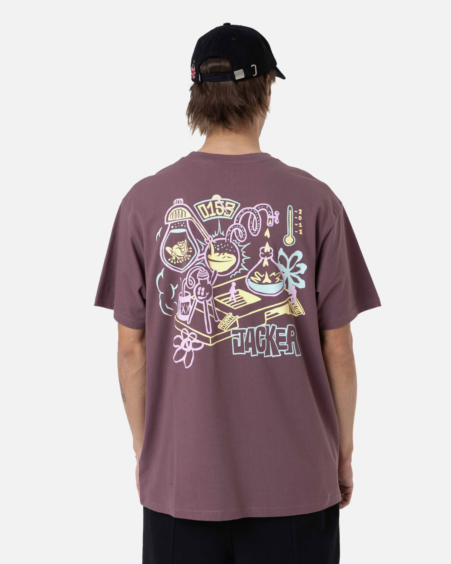 DISTILLERY T-SHIRT - PURPLE