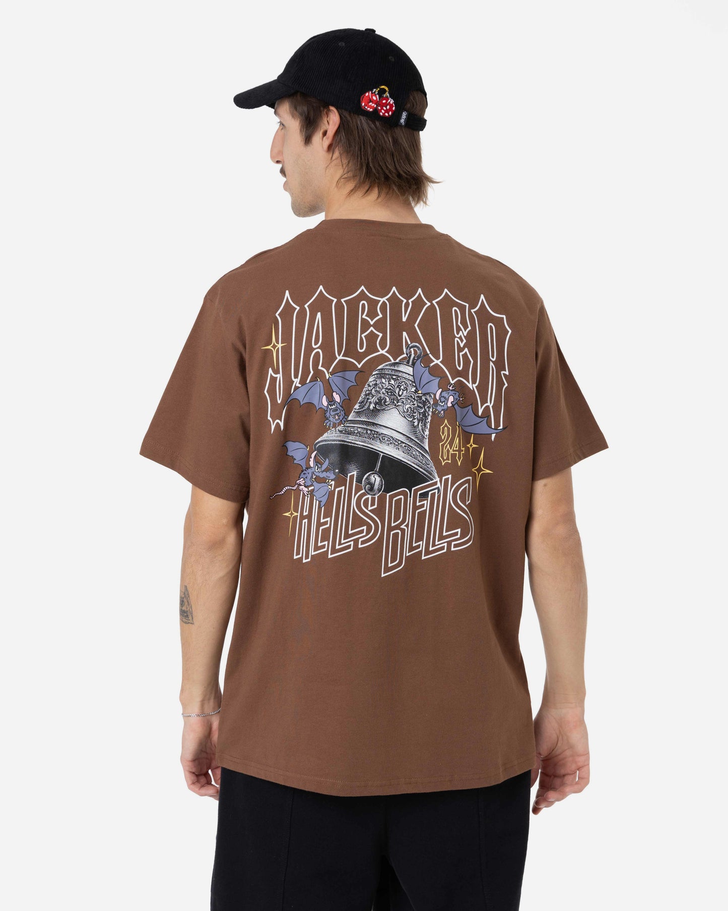 HELLS BELLS T-SHIRT - BROWN