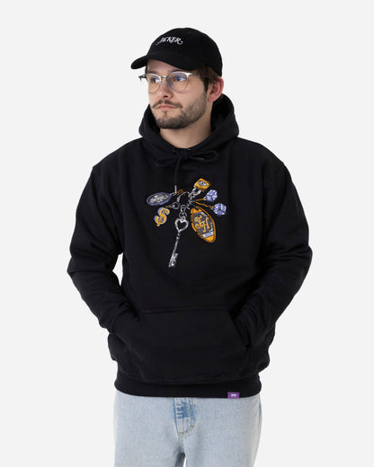 KEYCHAIN HOODIE - BLACK