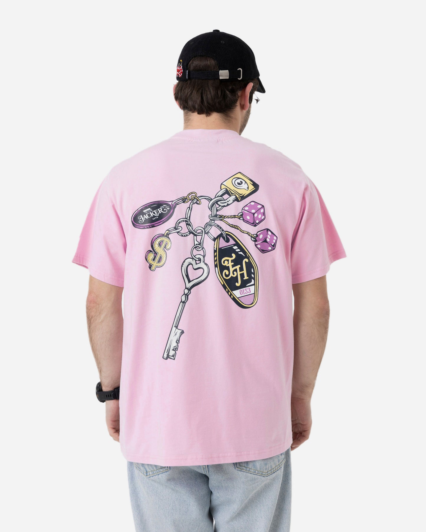 KEYCHAIN T-SHIRT - PINK