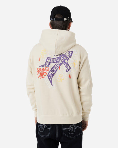 CRIME TIME HOODIE - BEIGE