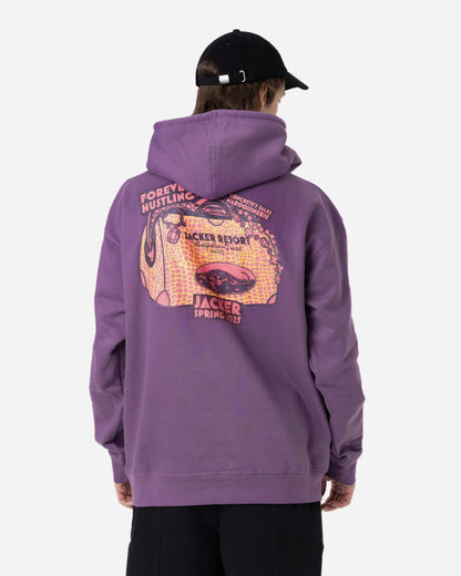 MAROQUIN BAG HOODIE - PURPLE