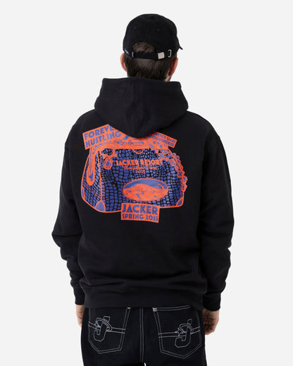 MAROQUIN BAG HOODIE - BLACK