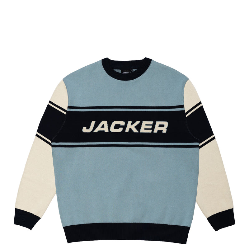 OLYMPICO KNIT CREWNECK - BLUE