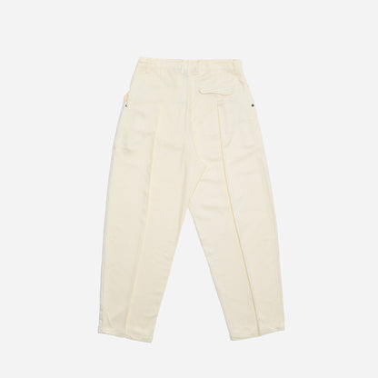 CLIP BAGGY PANT - WHITE