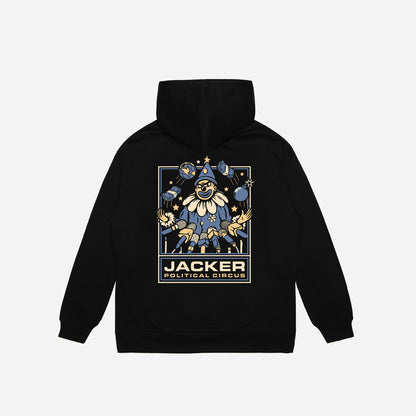 POLITICAL CIRCUS HOODIE - BLACK