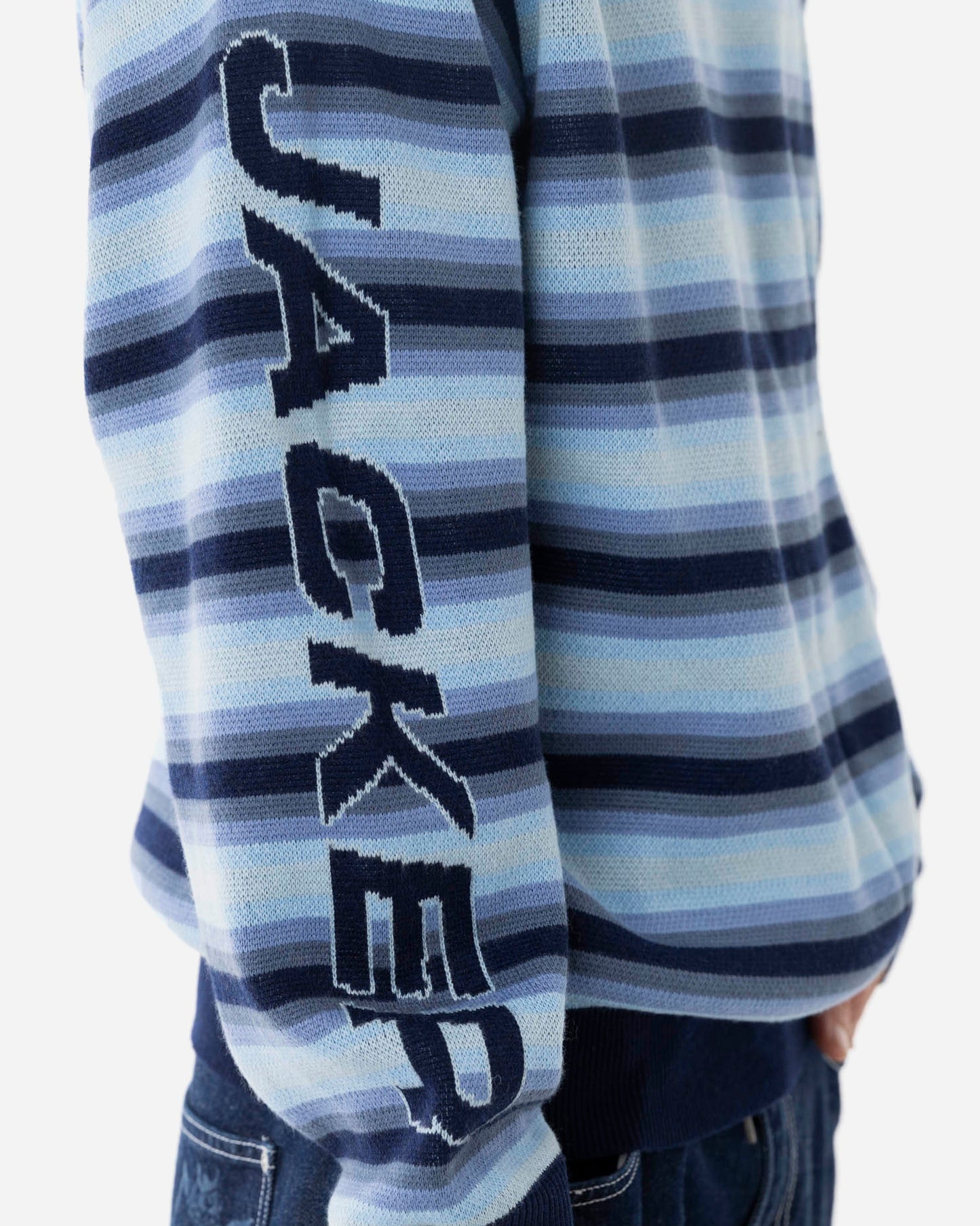 EURO STRIPE KNIT - BLUE