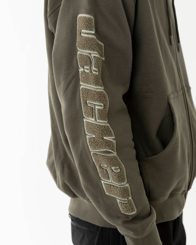 ABSOLEM ZIPPED HOODIE - GREEN