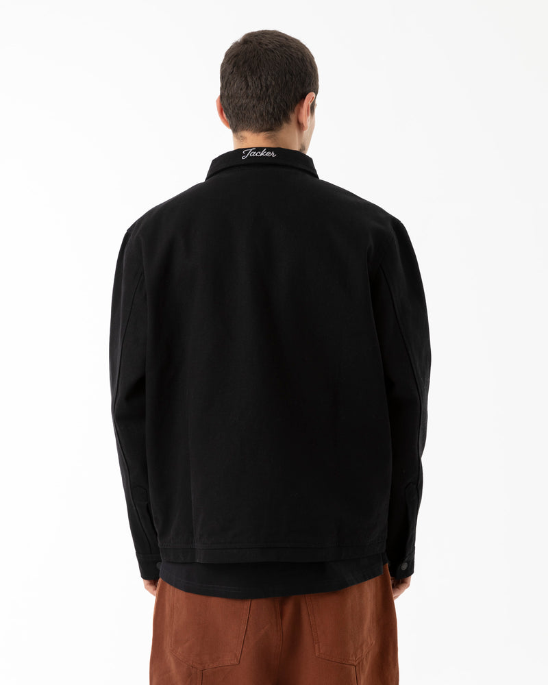 WANTON TWILL JACKET - BLACK