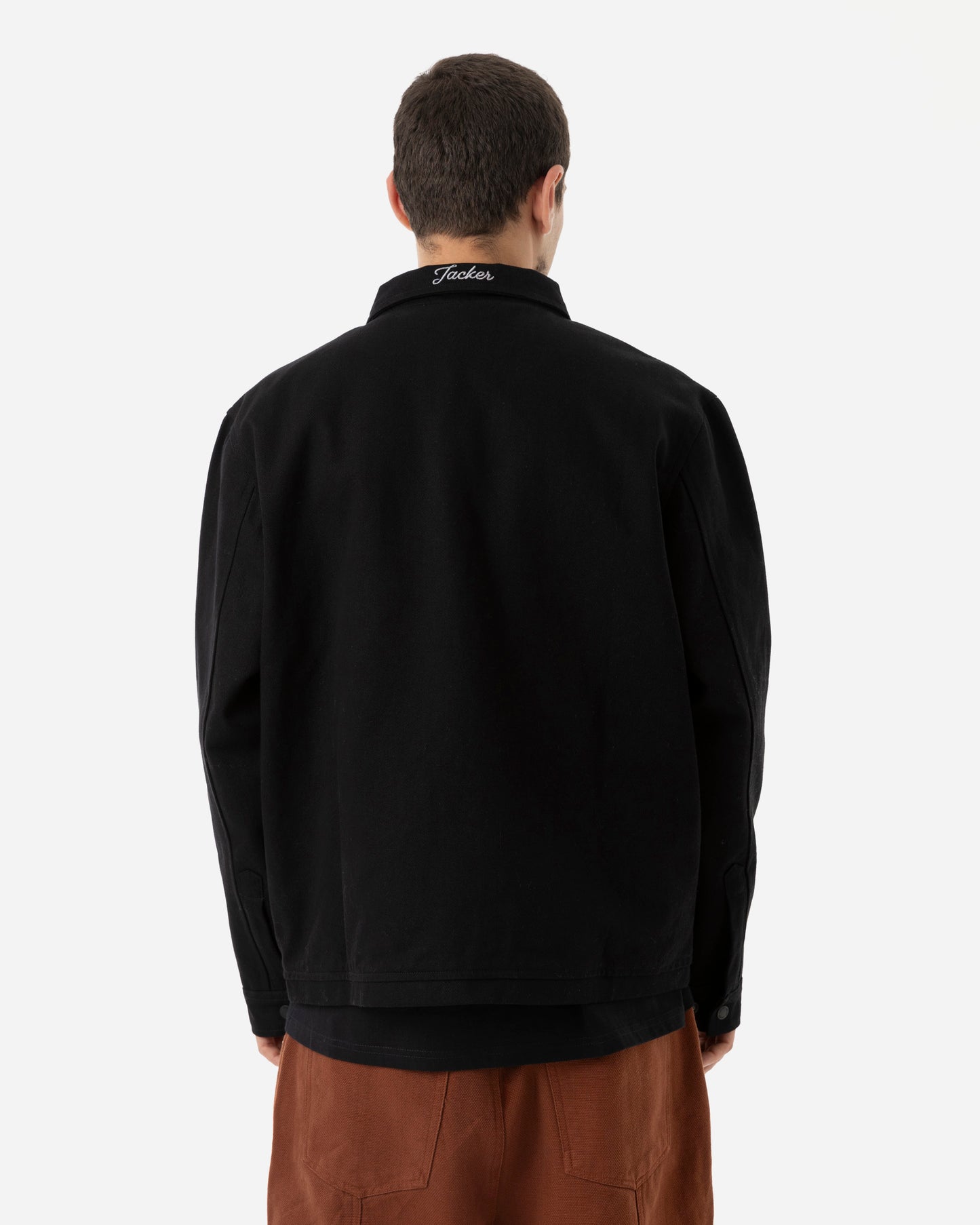 WANTON TWILL JACKET - BLACK